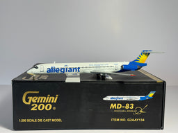 Gemini Jets 1:200 Allegiant McDonnell-Douglas MD-83 N869GA G2AAY134