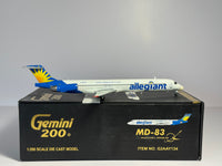 Gemini Jets 1:200 Allegiant McDonnell-Douglas MD-83 N869GA G2AAY134