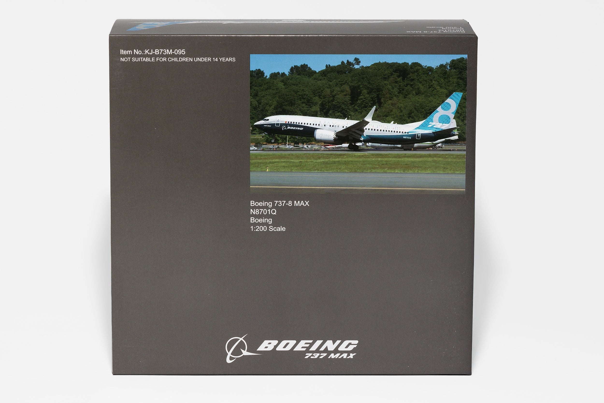 Inflight200 House Colors Boeing 737 MAX8 N8701Q rollout scheme KJ-B73M-095