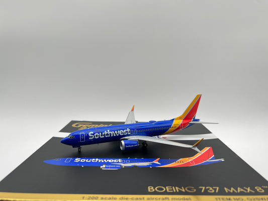 Gemini Jets 1:200 Southwest Boeing 737 Max8 N8705Q Current Colors G2SWA689
