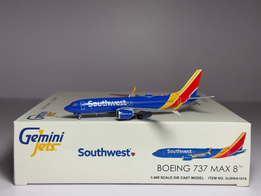 1:400 Gemini Jets Southwest Airlines Boeing 737 MAX8 N8705Q new livery GJSWA1676