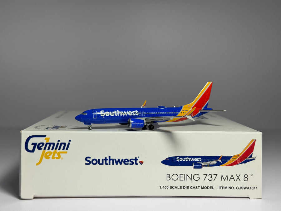 Gemini Jets 1:400 Southwest Airlines Boeing 737 MAX8 N8706W new colors GJSWA1811