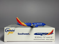Gemini Jets 1:400 Southwest Airlines Boeing 737 MAX8 N8706W new colors GJSWA1811
