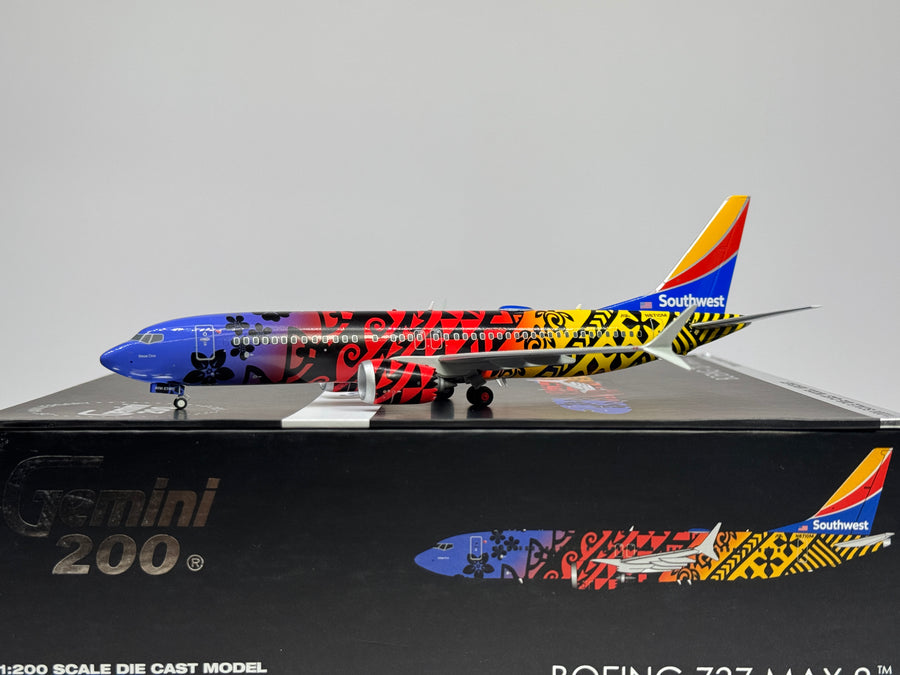 Gemini Jets 1:200 Southwest Airlines Boeing 737 MAX8 N8710M Hawaii Imua One G2SWA1268