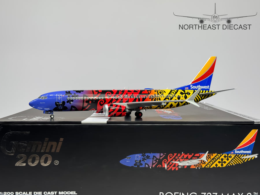 Southwest Airlines Boeing 737 MAX8 1:200 Gemini Jets N8710M (G2SWA1268)