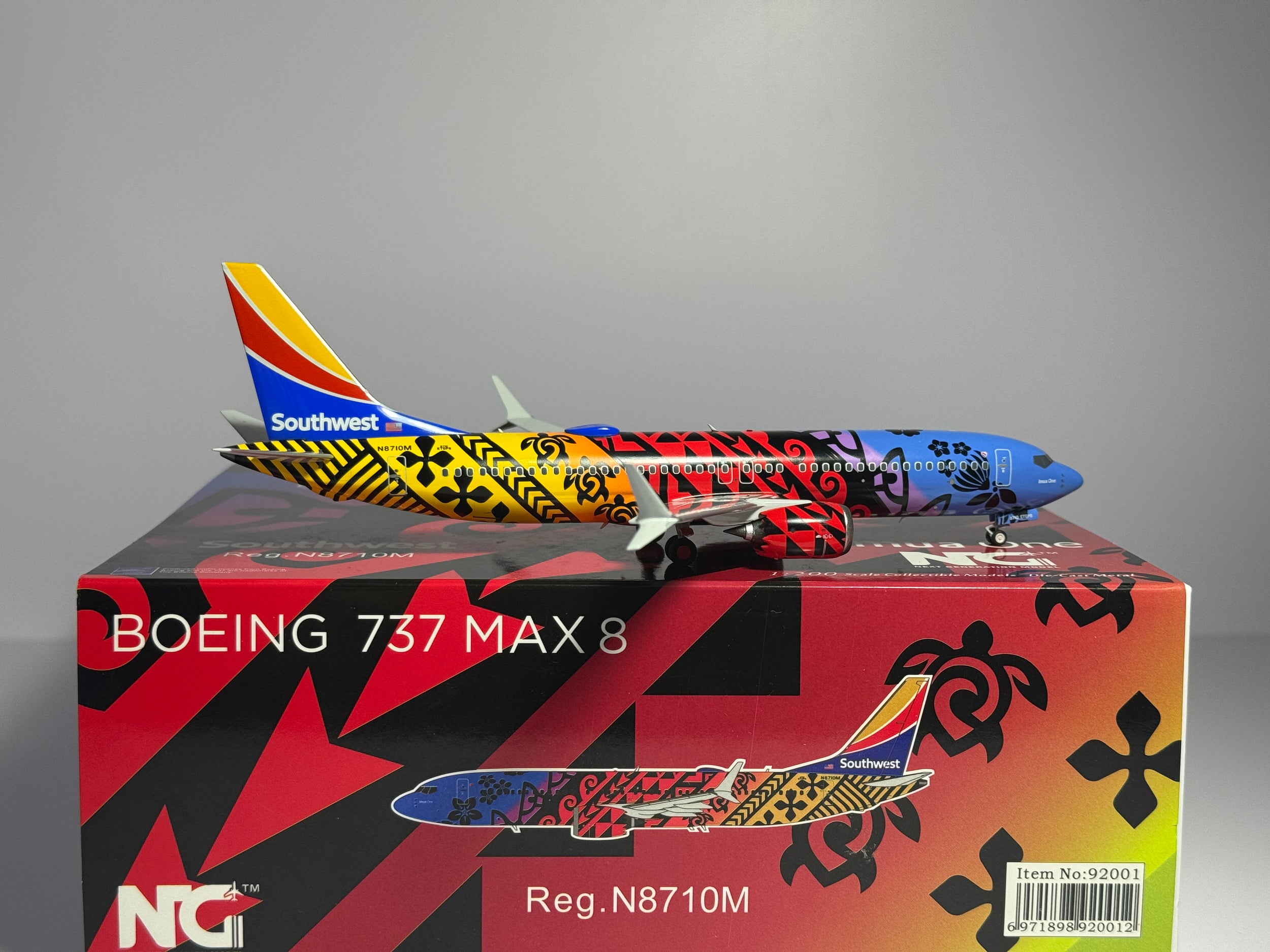 NG Models 1:200 Southwest Airlines Boeing 737 MAX8 N8710M Imua One NGM92001