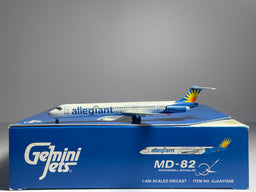 Gemini Jets 1:400 Allegiant Air McDonnell Douglas MD-82 N871GA GJAAY550B