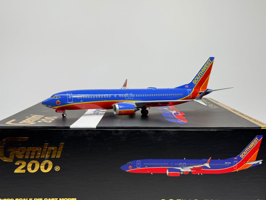 Gemini Jets 1:200 Southwest Boeing 737 MAX 8 N872CB Canyon Blue G2SWA1217