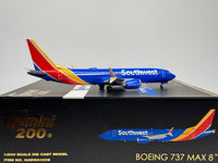Gemini Jets 1:200 Southwest Boeing 737 MAX8 N8730Q Current Colors G2SWA1008