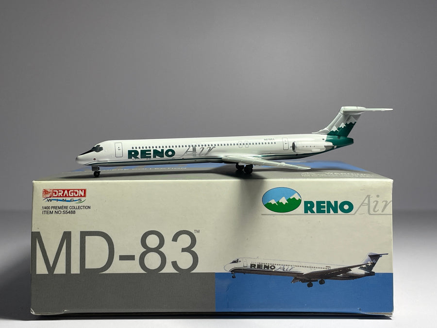 Dragon Wings 1:400 Reno Air McDonnell Douglas MD-83 N879RA 55488