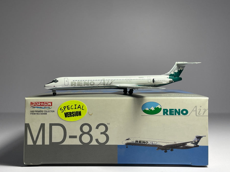 Dragon Wings 1:400 Reno Air McDonnell Douglas MD-83 N879RA Special Edition 55488