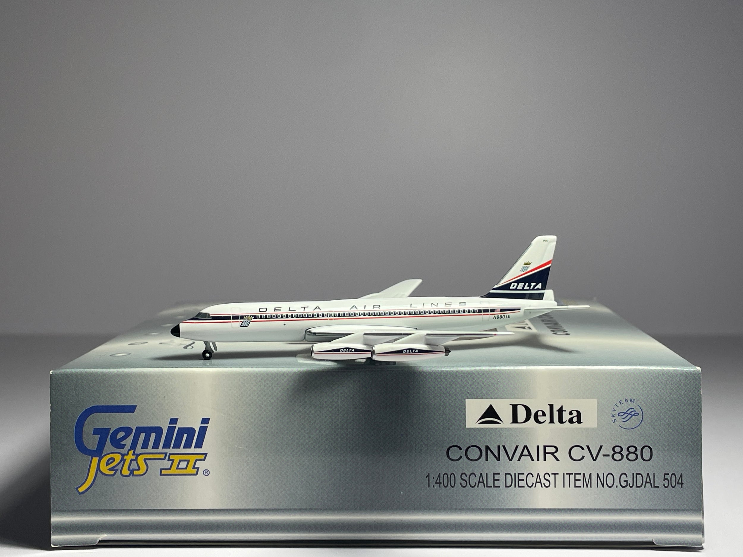 Gemini Jets 1:400 Delta Air Lines Convair CV-880 N8801E 1960s colors GJDAL504