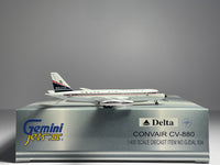 Gemini Jets 1:400 Delta Air Lines Convair CV-880 N8801E 1960s colors GJDAL504