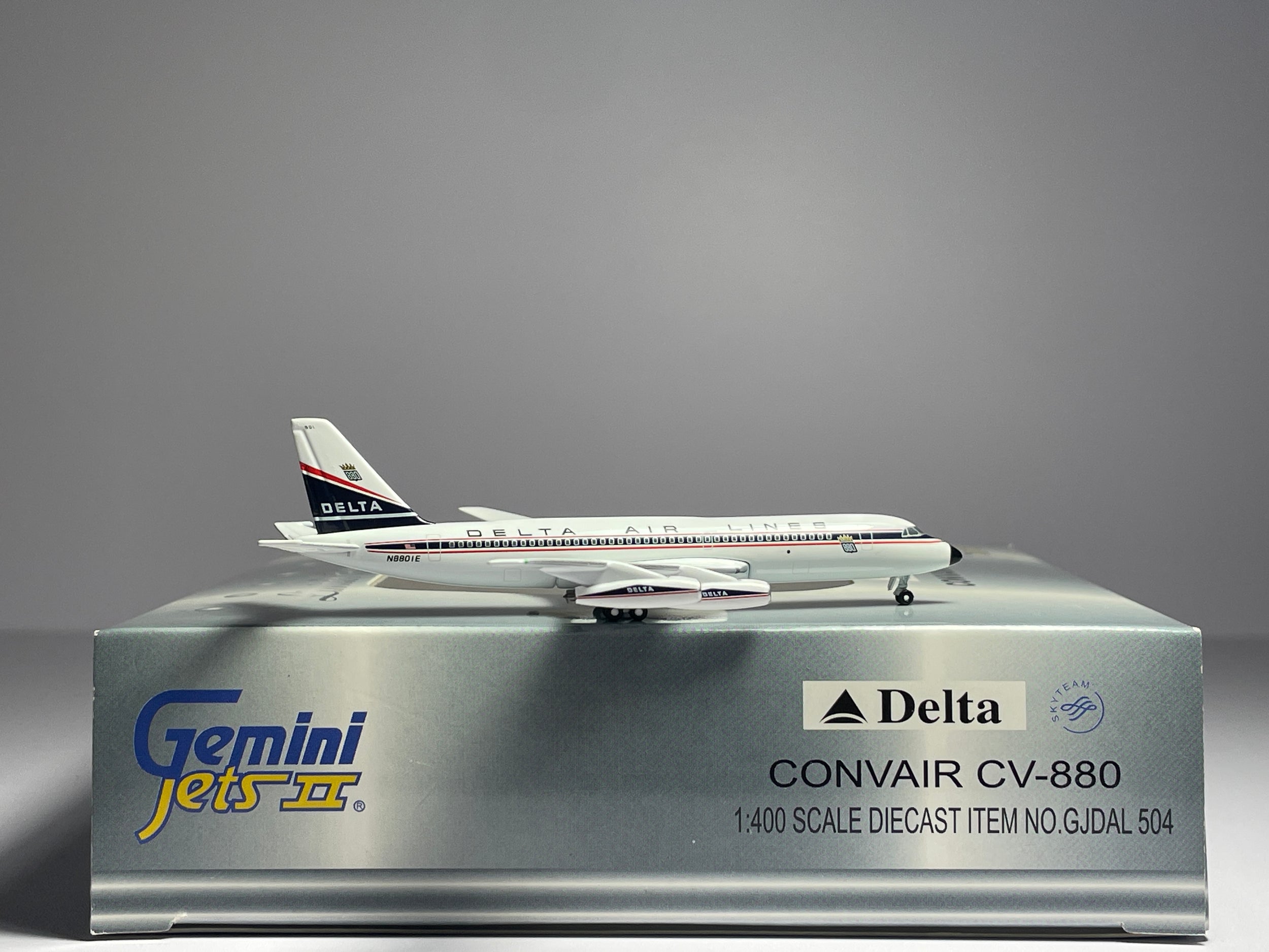 Gemini Jets 1:400 Delta Air Lines Convair CV-880 N8801E 1960s colors GJDAL504