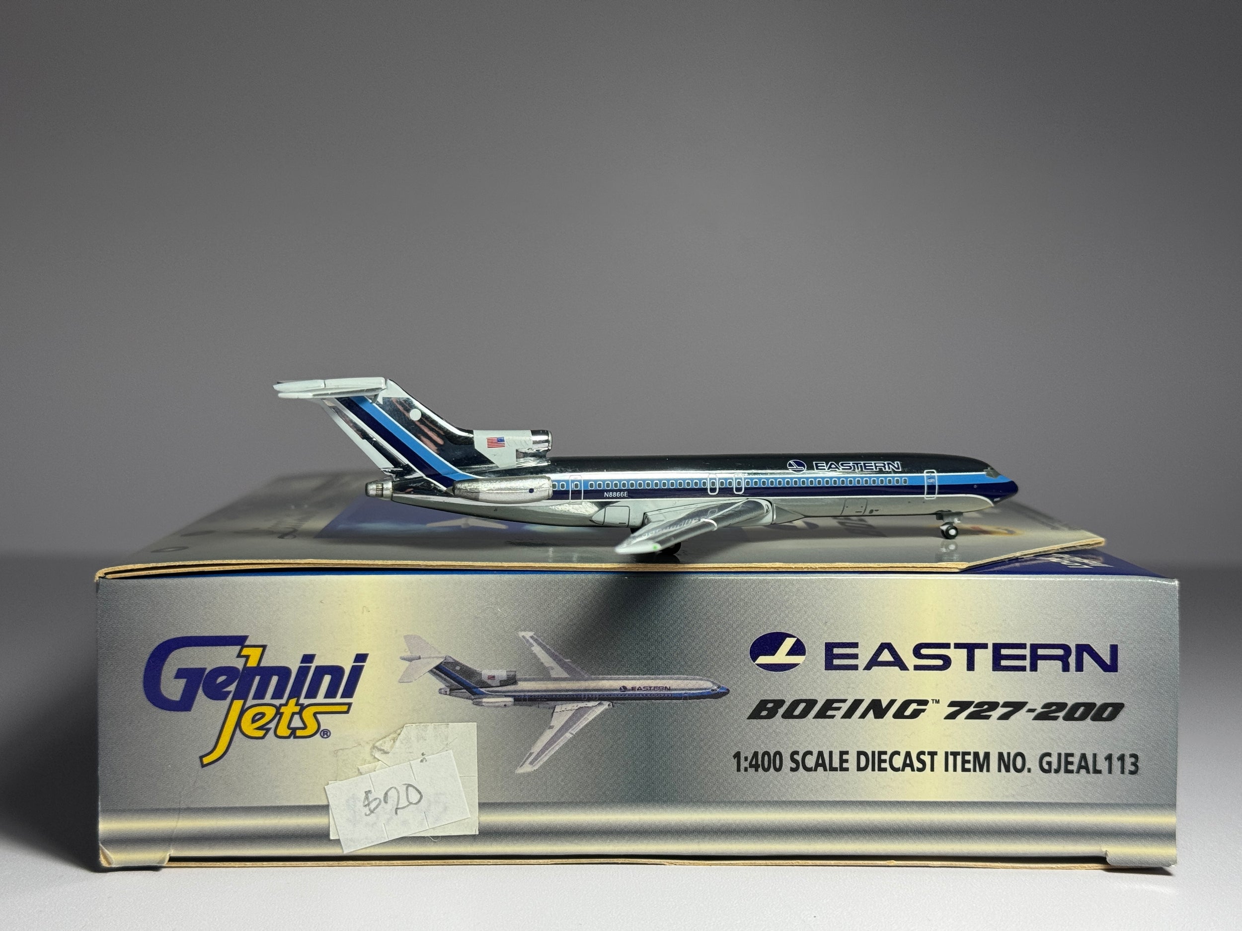 Gemini Jets 1:400 Eastern Air Lines Boeing 727-200 N8866E polished GJEAL113