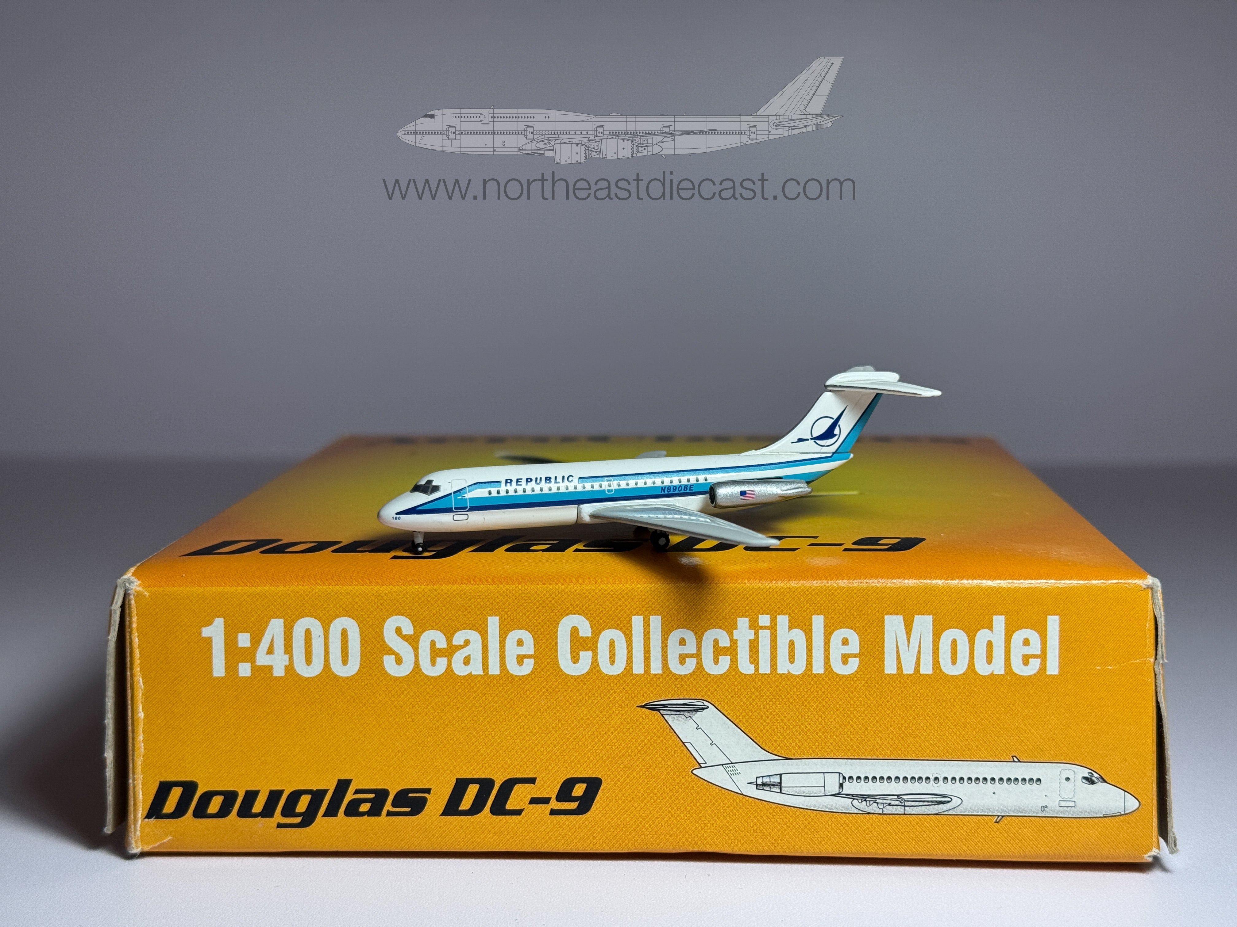 Douglas DC-9 Diecast Aircraft Models · Northeast Diecast