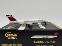 Gemini Jets 1:200 Delta Airlines Boeing 717-200 N891AT G2DAL538
