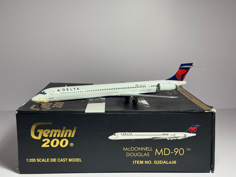 Gemini Jets 1:200 Delta Air Lines McDonnell Douglas MD-90 N901DA SkyTeam G2DAL436