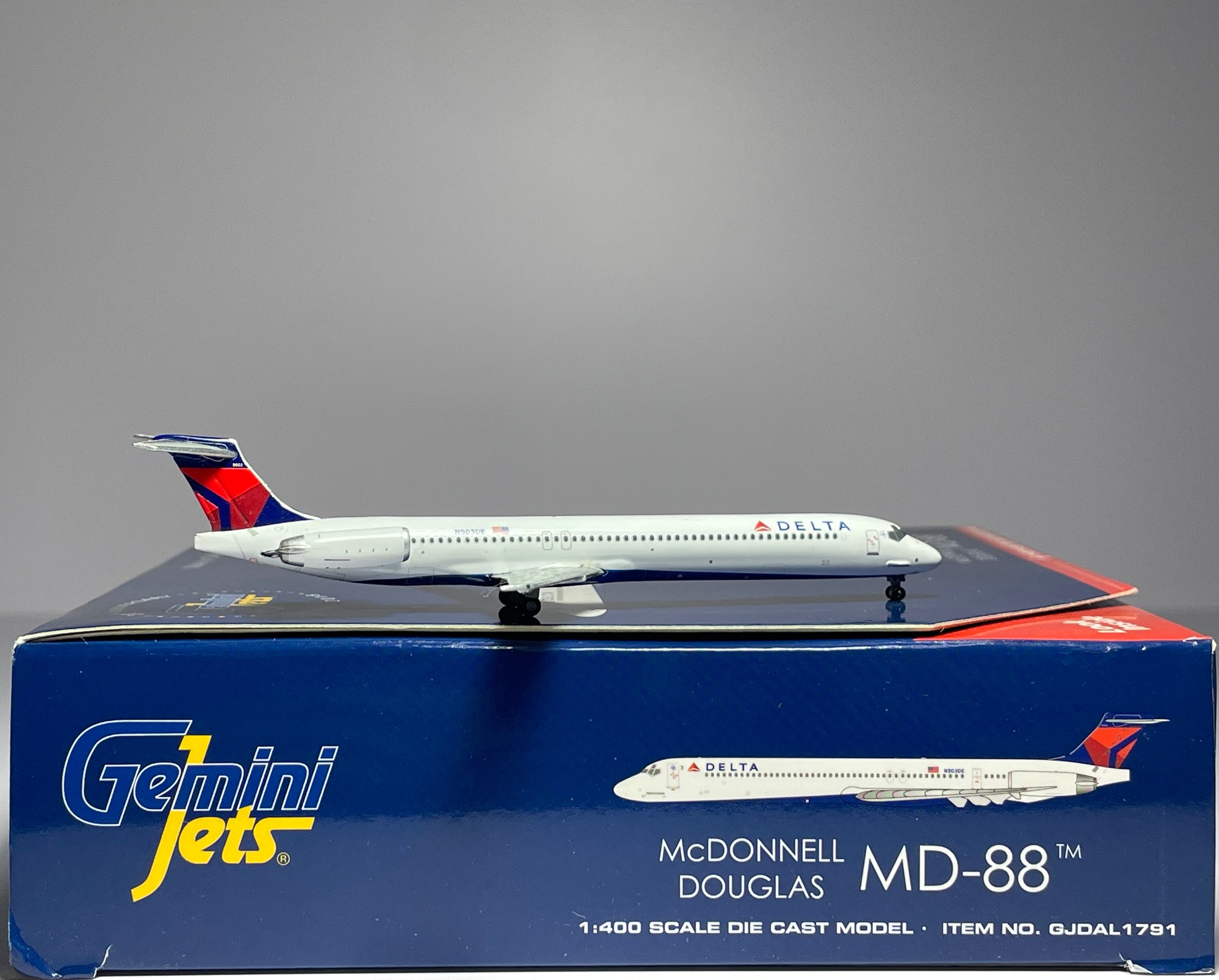 Gemini Jets 1:400 Delta Air Lines McDonnell Douglas MD-88 N903DE current colors GJDAL1791
