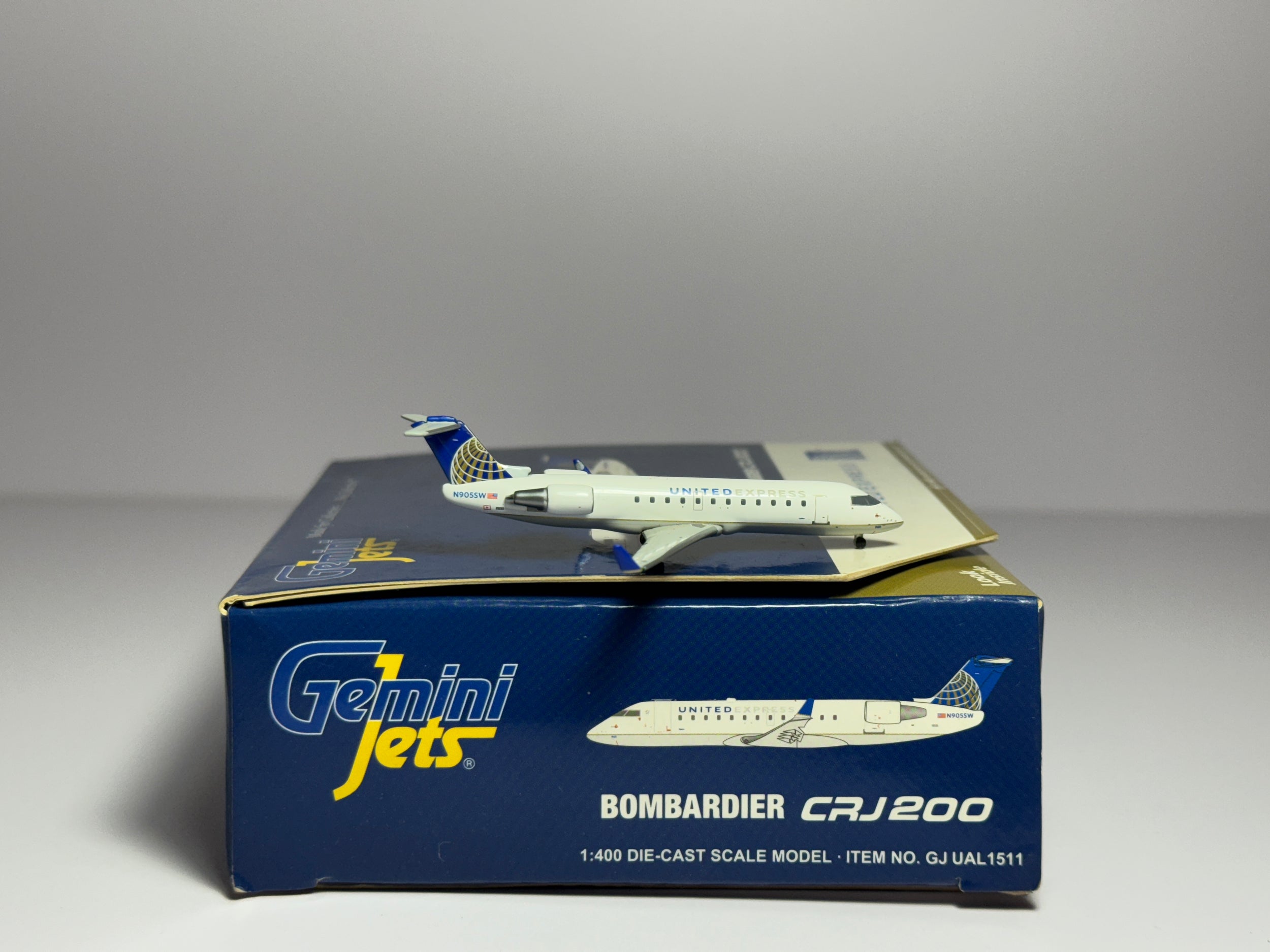Gemini Jets 1:400 United Connection Bombardier CRJ200 N905SW Post Merger GJUAL1511