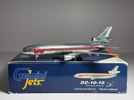 Gemini Jets 1:400 Western Airlines McDonnell Douglas DC-10-10 N908WA polished GJWAL561