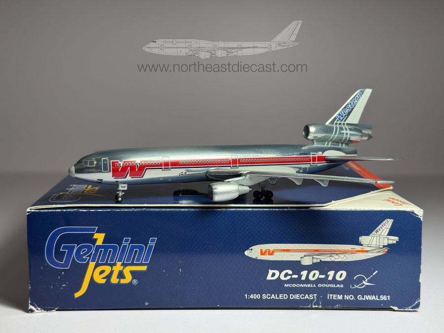 Western Airlines McDonnell Douglas DC-10-10 1:400 Gemini Jets N908WA (GJWAL561)