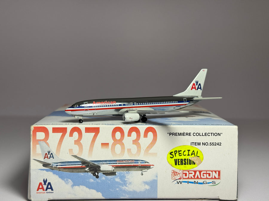 Dragon Wings 1:400 American Airlines Boeing 737-800 N909AN polished 55242