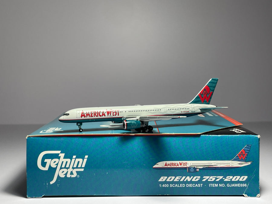 Gemini Jets 1:400 America West Boeing 757-200 N909AW 1990s colors GJAWE696
