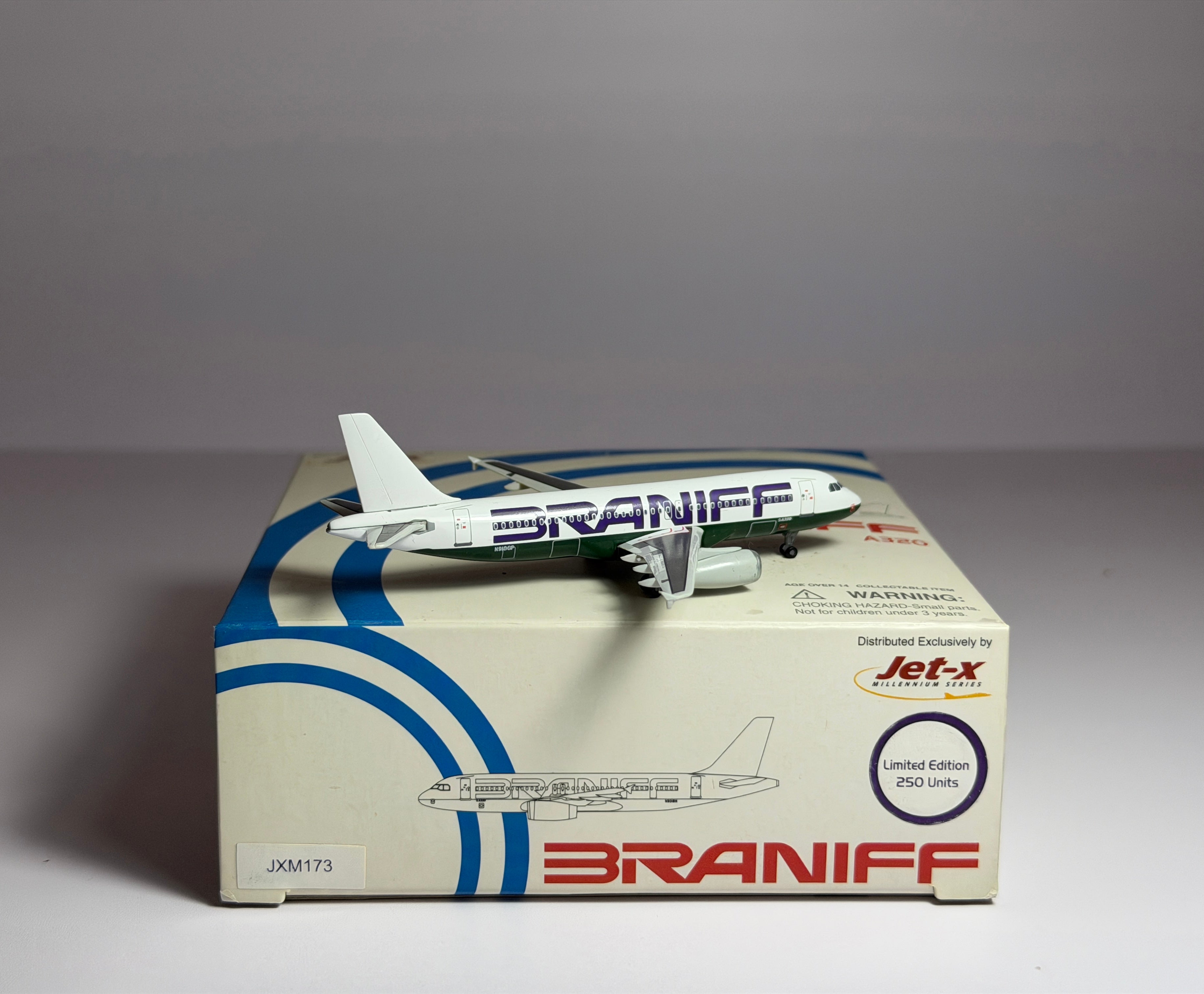 Braniff II Airbus A320-200 1:400 Jet-X N910GP (JXM173)