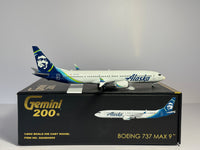 Gemini Jets 1:200 Alaska Airlines Boeing 737 MAX9 N913AK current colors G2ASA855
