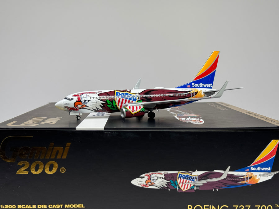 Gemini Jets 1:200 Southwest Airlines Boeing 737-700 N918WN Illinois One G2SWA872