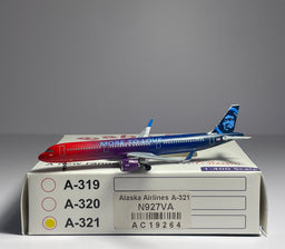 Aeroclassics 1:400 Alaska Airlines Airbus A321neo N927VA More to Love ACN927VA