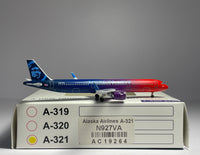 Aeroclassics 1:400 Alaska Airlines Airbus A321neo N927VA More to Love ACN927VA