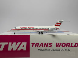 Inflight200 1:200 TWA Trans World Douglas DC-9-32 N929L Dual Stripes IF932004