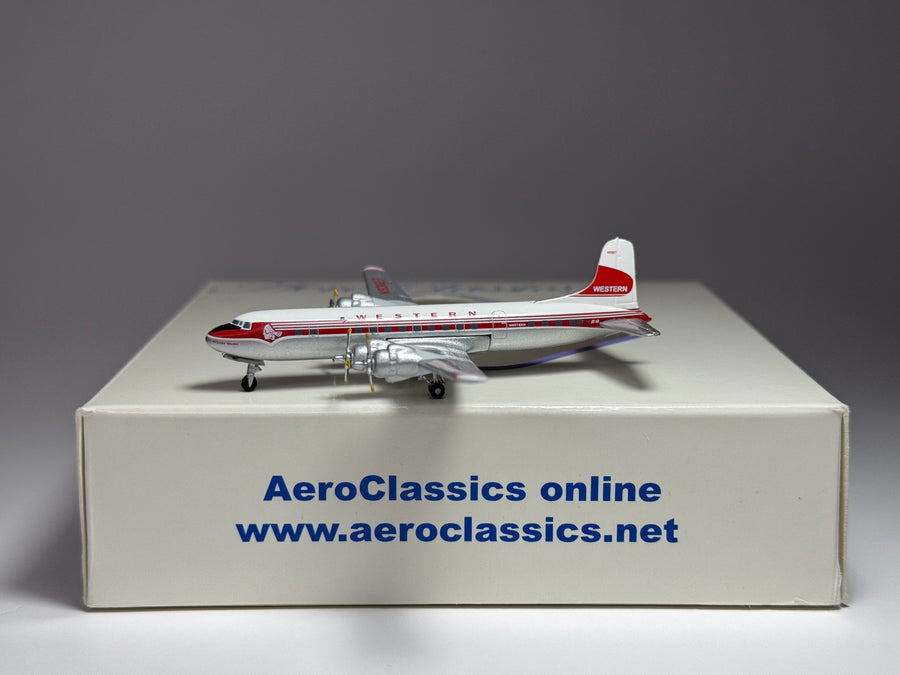 Aeroclassics 1:400 Western Airlines Douglas DC-6B N93127 ACWAL013