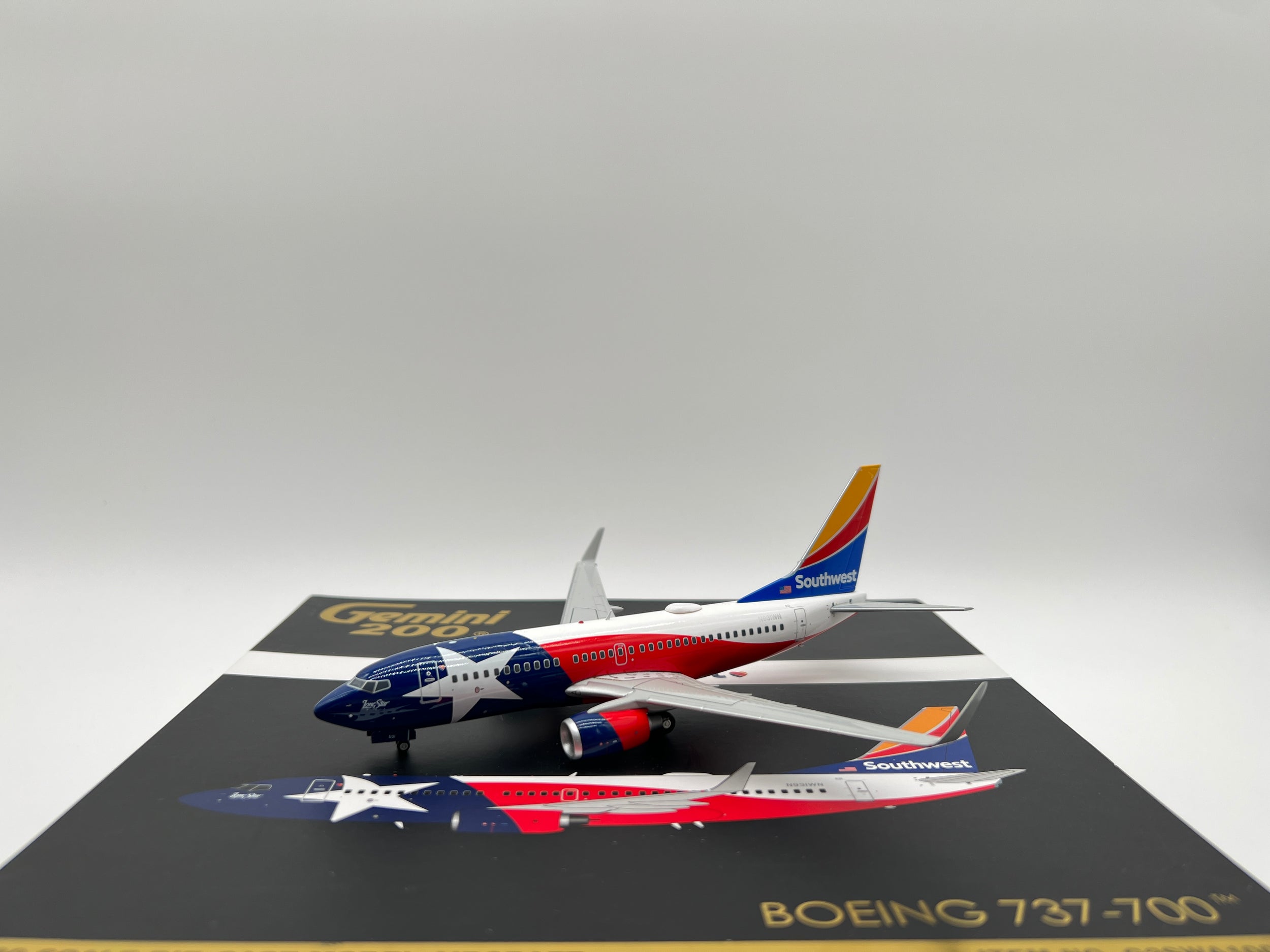 Gemini Jets 1:200 Southwest Boeing 737-700 N931WN Texas One G2SWA1009