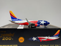 Gemini Jets 1:200 Southwest Boeing 737-700 N931WN Lone Star One G2SWA1009F