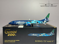 Alaska Airlines Boeing 737 MAX 8 1:200 Gemini Jets N932AK (G2ASA1089)