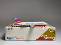 Aeroclassics 1:400 Air West Douglas DC-9-30 N9336 Pink/Orange Tail ACN9336