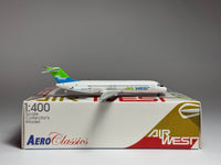Aeroclassics 1:400 Air West Douglas DC-9-30 N9338 green/blue tail ACN9338