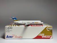 Aeroclassics 1:400 Air West Douglas DC-9-30 N9343 blue/gold tail ACN9343