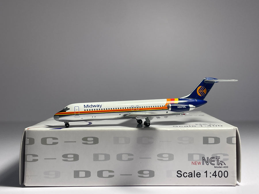 Net Models 1:400 Midway Airlines Douglas DC-9-30 N937ML exclusive NMN937ML