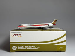 Jet-X 1:400 Continental Airlines McDonnell Douglas MD-82 N939MC Red Meatball JX099