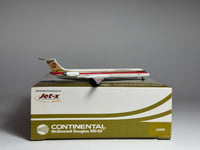 Jet-X 1:400 Continental Airlines McDonnell Douglas MD-82 N939MC Red Meatball JX099