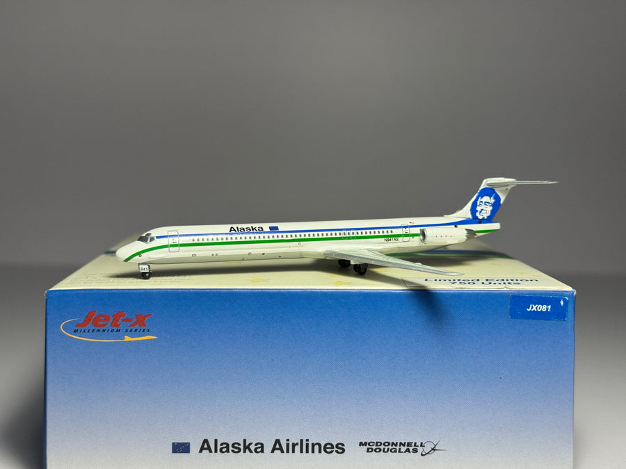 Jet-X 1:400 Alaska Airlines McDonnell Douglas MD-82 N941AS Original Eskimo JX081