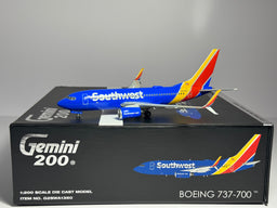 Gemini Jets 1:200 Southwest Airlines Boeing 737-700 N943WN new colors G2SWA1350