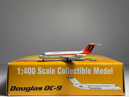 Aeroclassics 1:400 Bonanza Douglas DC-9-10 N945L 1980s colors ACBZA037