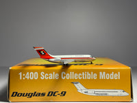 Aeroclassics 1:400 Bonanza Douglas DC-9-10 N945L 1980s colors ACBZA037
