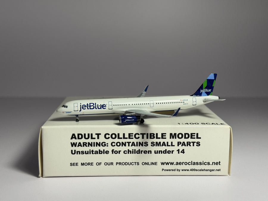 Aeroclassics 1:400 JetBlue Airbus A321 N955JB "Catch Mint if You Can" ACN955JB