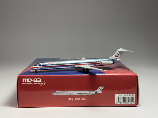 NG Models 1:400 American Airlines McDonnell Douglas MD-83 N9620D Polished 83002